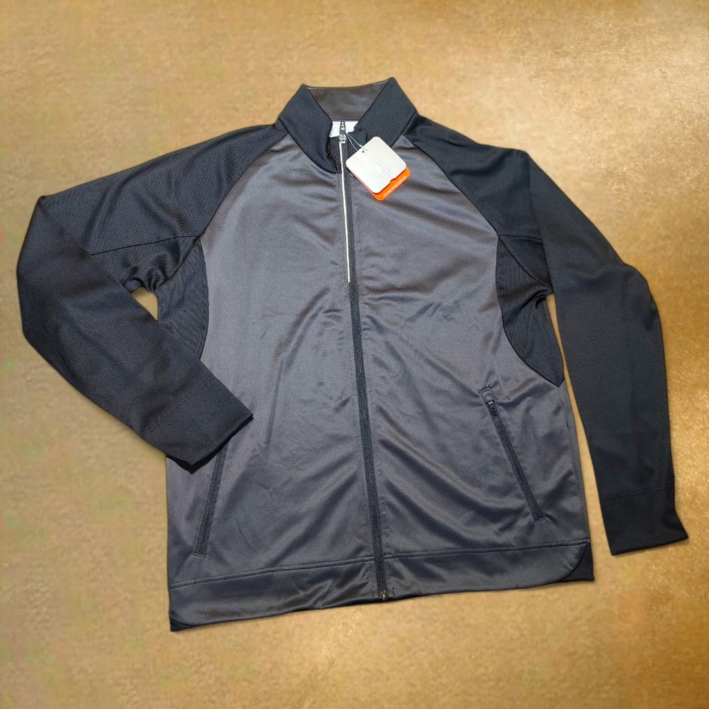 Men's ELEVATE Athletic Sport Long Sleeve Full Zip Jacket - XL